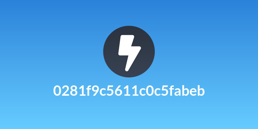 0281f9c5611c0c5fabeb