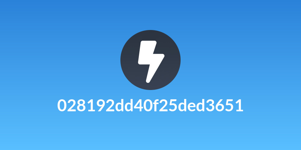 028192dd40f25ded3651