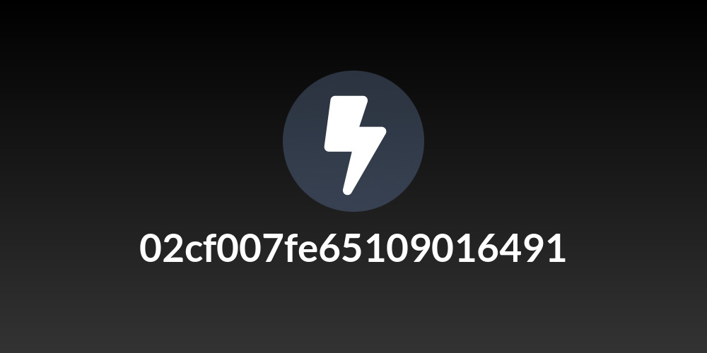 02cf007fe65109016491