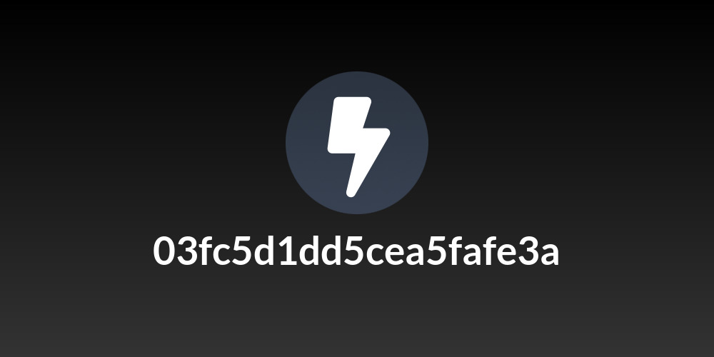 03fc5d1dd5cea5fafe3a
