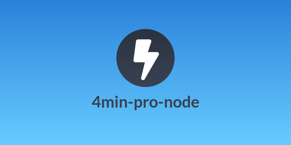 4min-pro-node