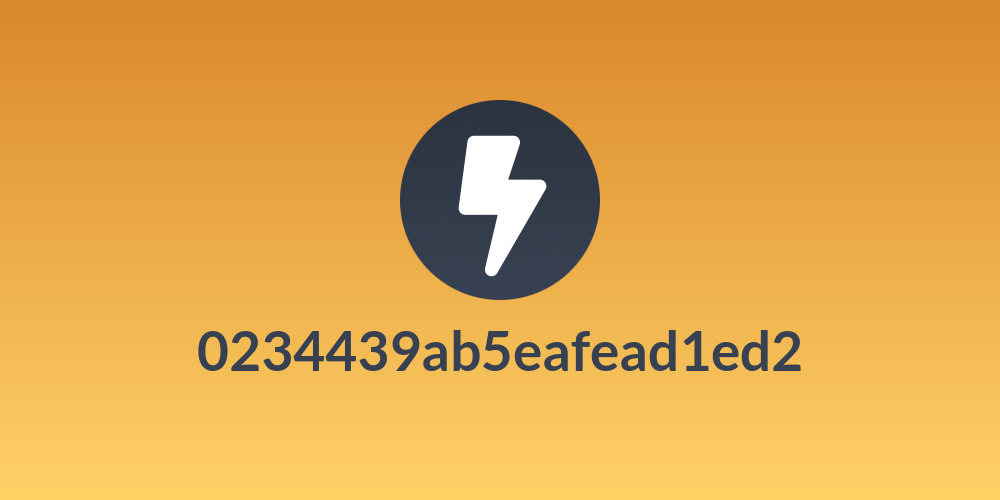 0234439ab5eafead1ed2