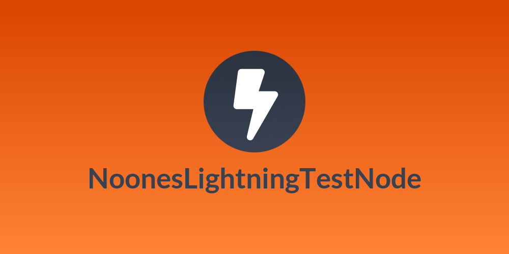 NoonesLightningTestNode