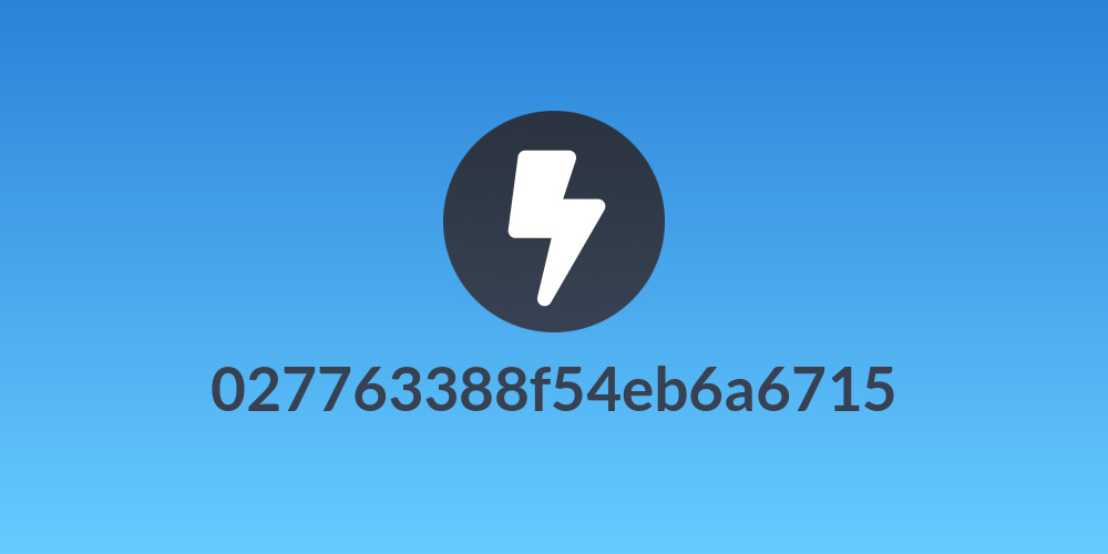 027763388f54eb6a6715