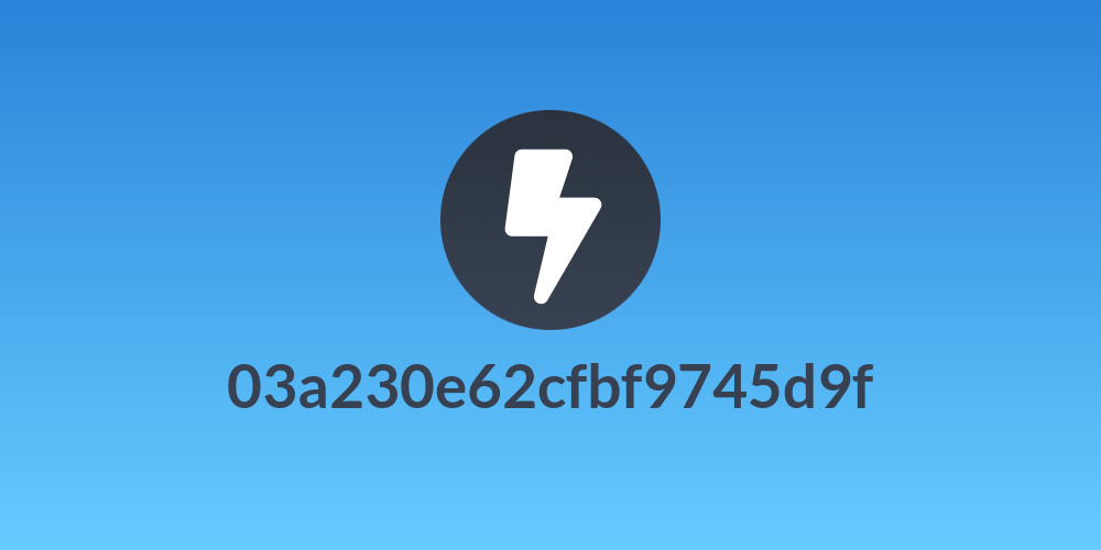 03a230e62cfbf9745d9f