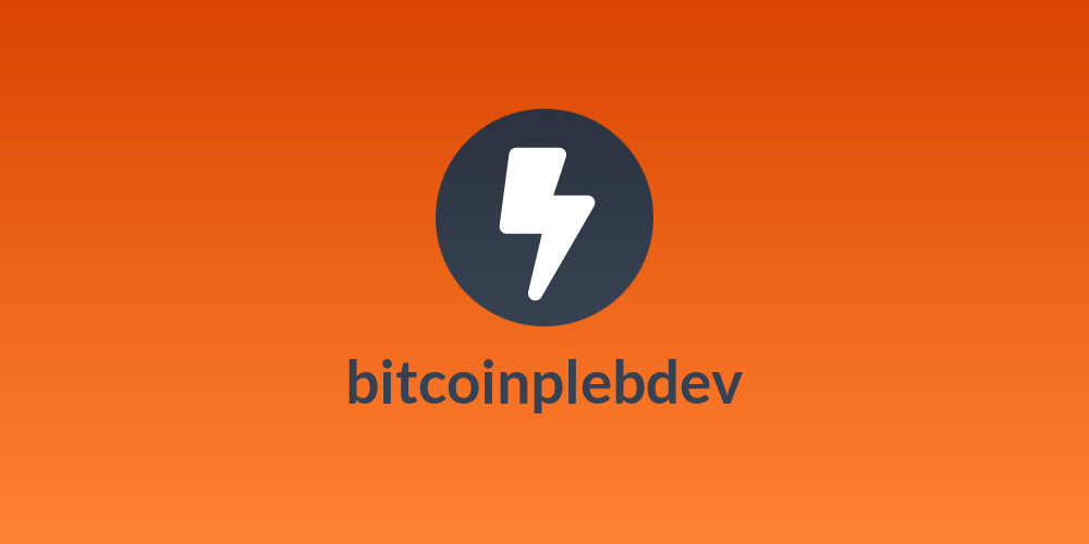 bitcoinplebdev