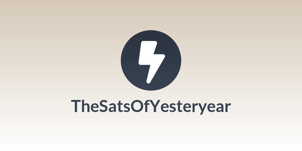 TheSatsOfYesteryear