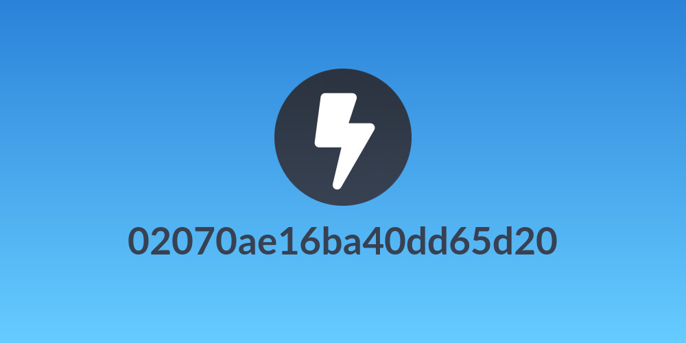 02070ae16ba40dd65d20