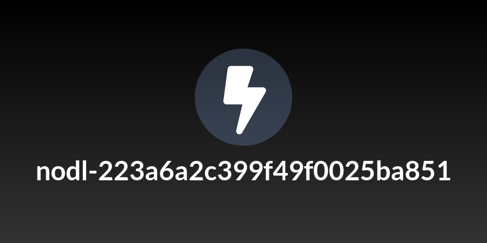 nodl-223a6a2c399f49f0025ba851