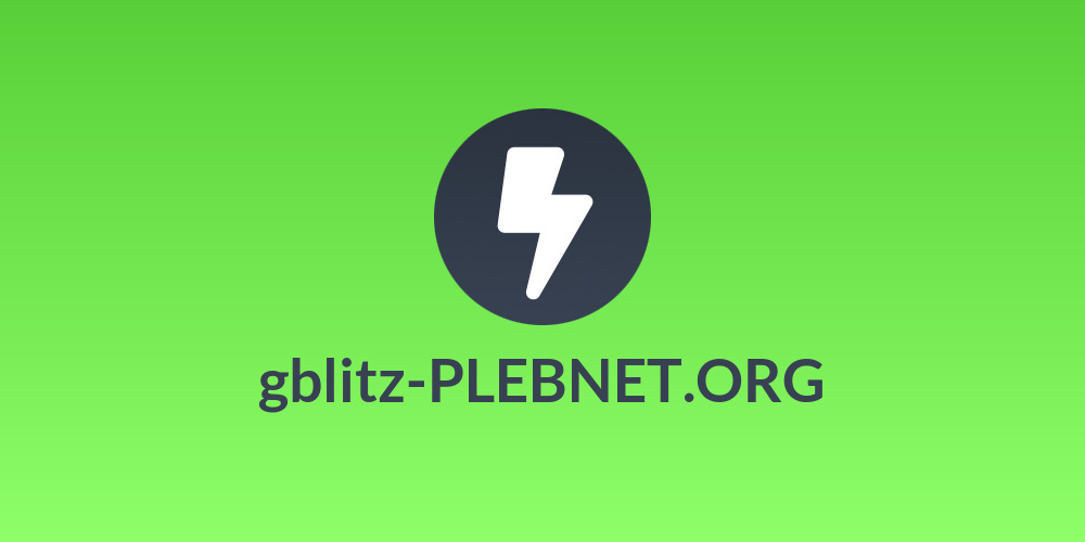 gblitz-PLEBNET.ORG
