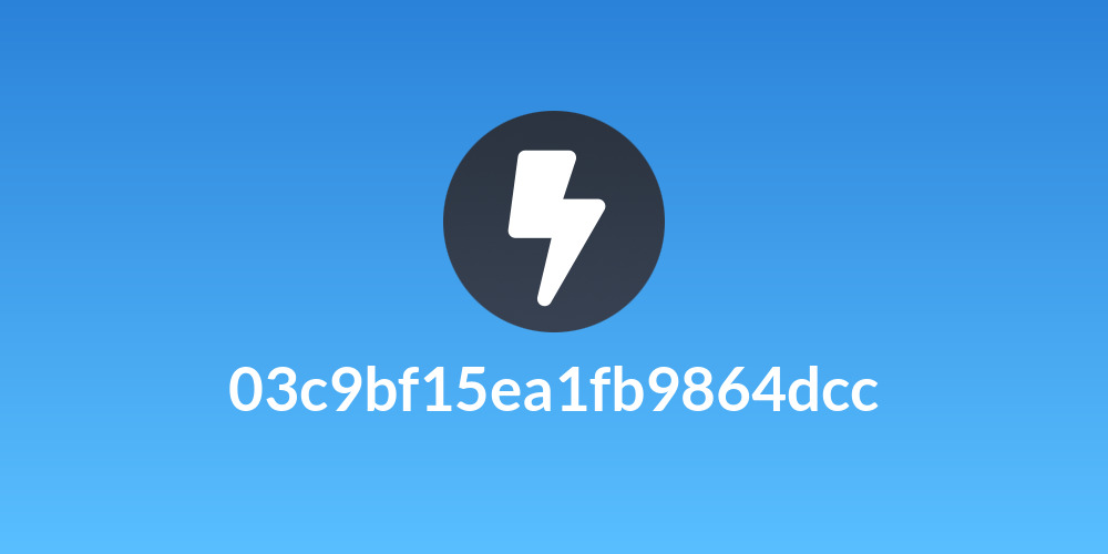 03c9bf15ea1fb9864dcc