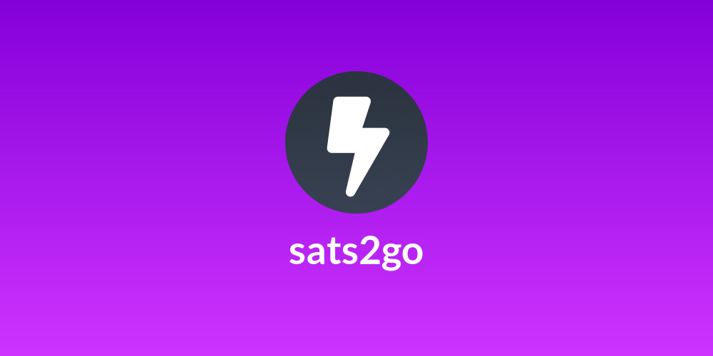 sats2go