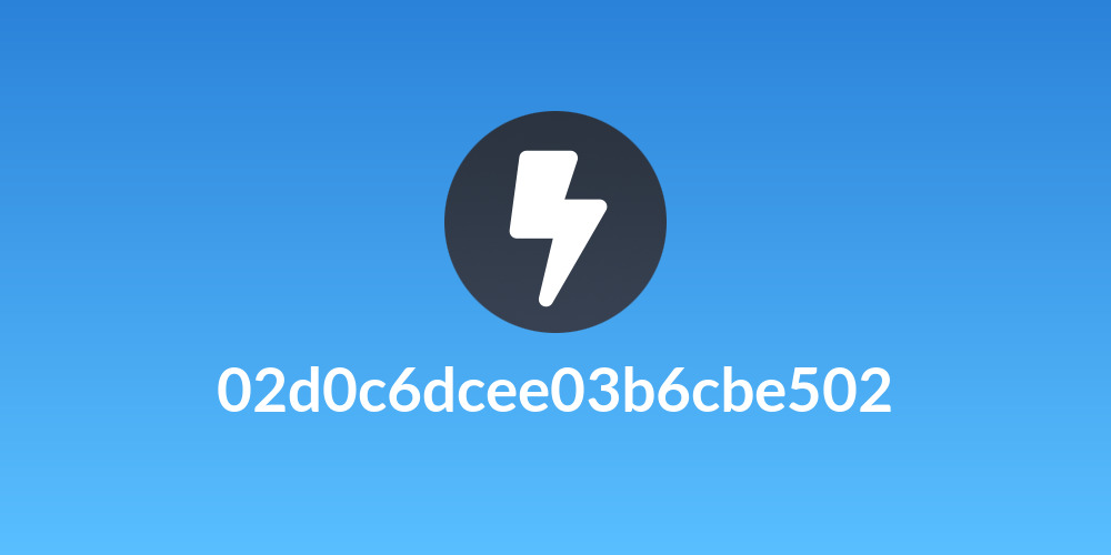 02d0c6dcee03b6cbe502