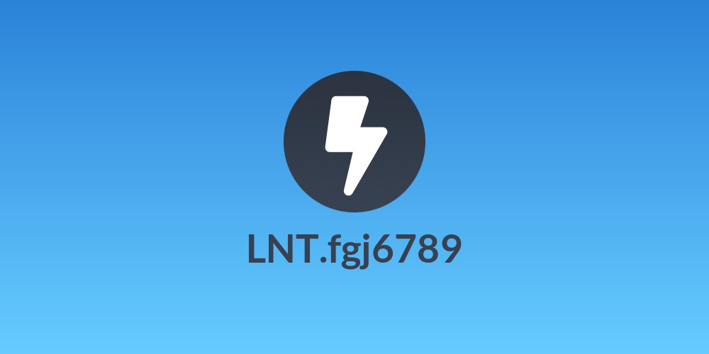 LNT.fgj6789