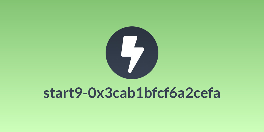 start9-0x3cab1bfcf6a2cefa
