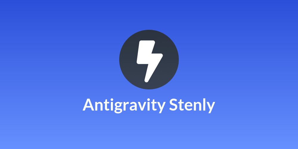 Antigravity Stenly
