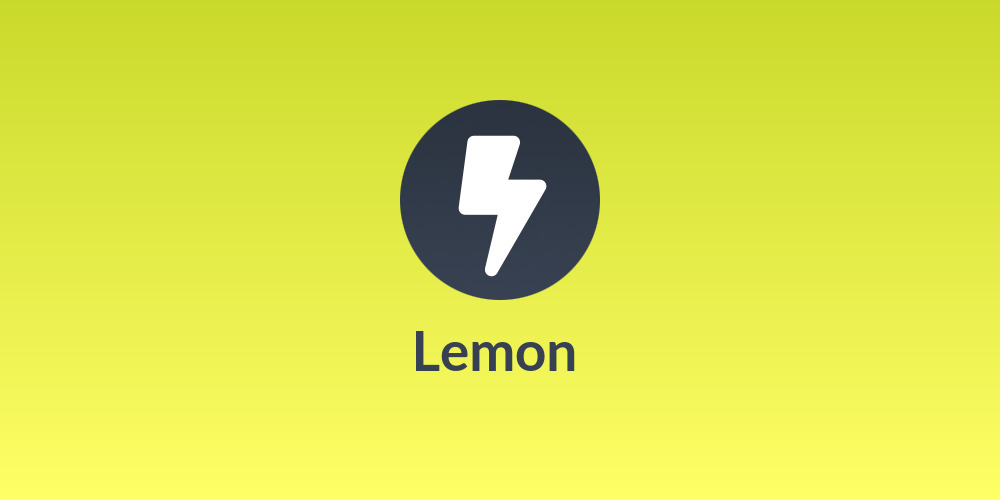 Lemon 🍋