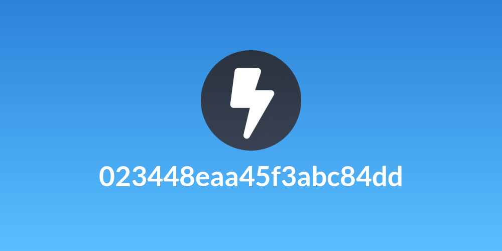 023448eaa45f3abc84dd
