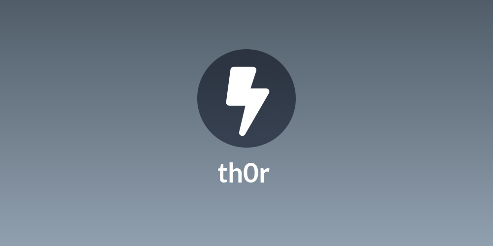 ⚡ th0r ⚡