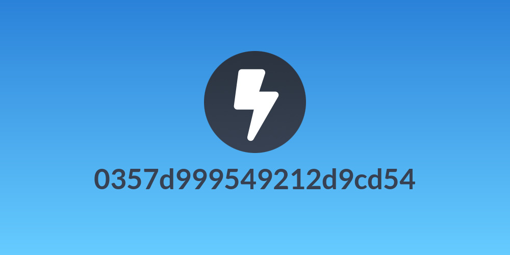 0357d999549212d9cd54