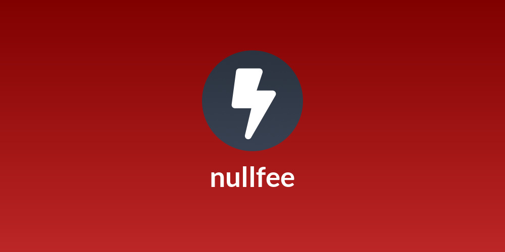 nullfee