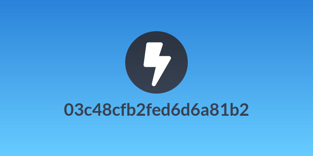 03c48cfb2fed6d6a81b2