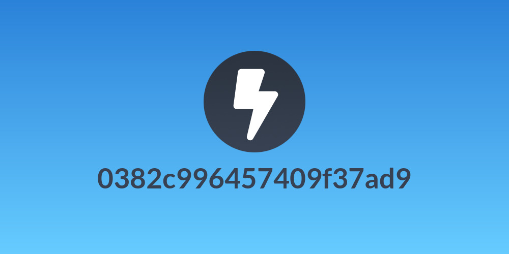 0382c996457409f37ad9