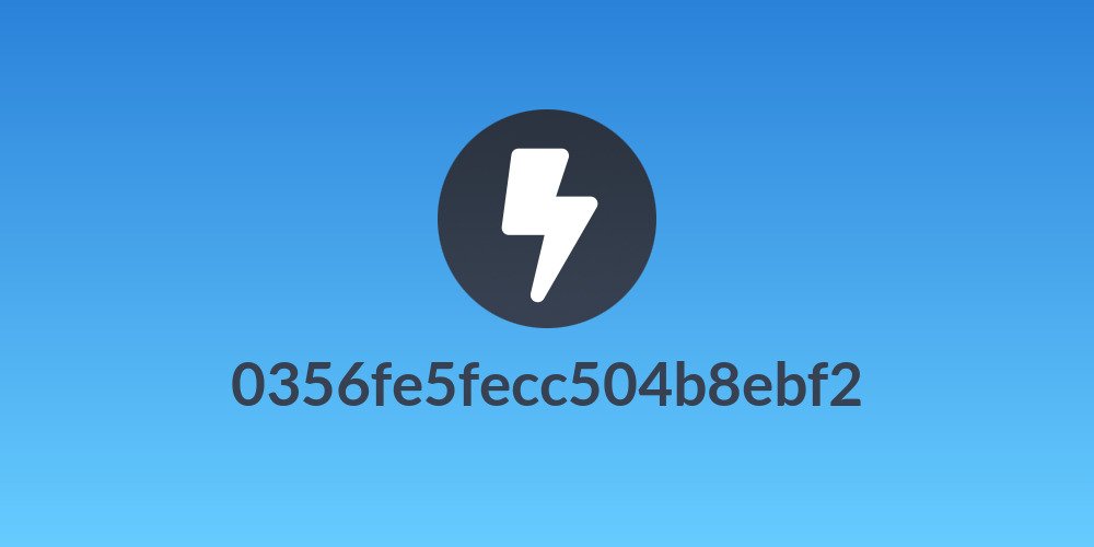 0356fe5fecc504b8ebf2