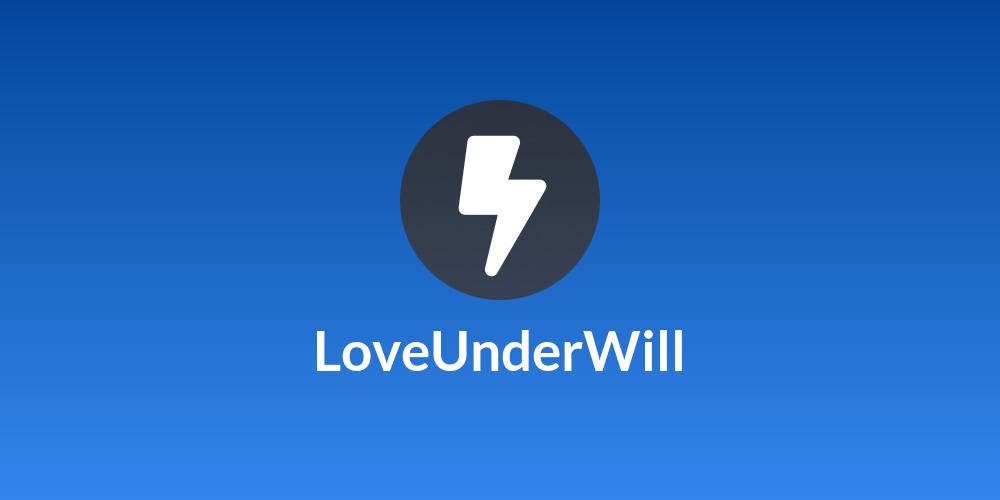 LoveUnderWill