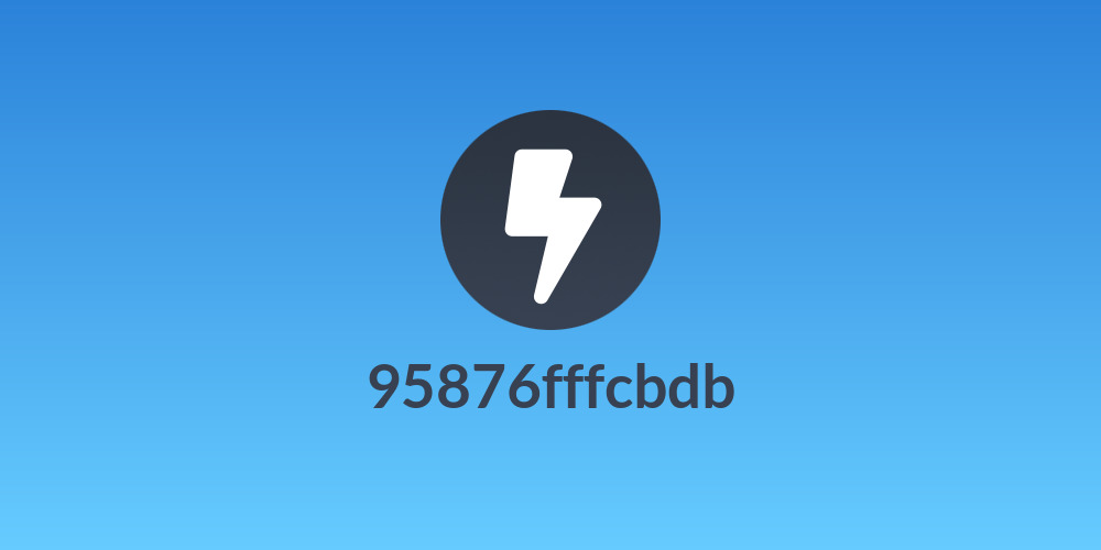 95876fffcbdb