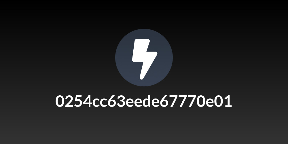 0254cc63eede67770e01