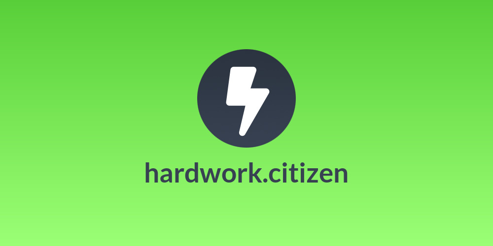 hardwork.citizen