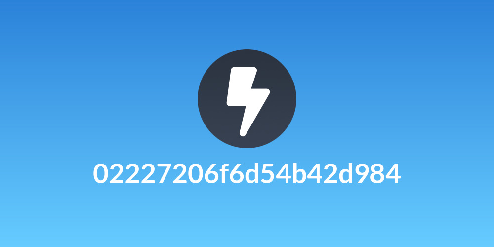02227206f6d54b42d984