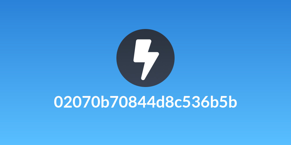 02070b70844d8c536b5b