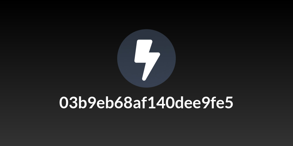 03b9eb68af140dee9fe5