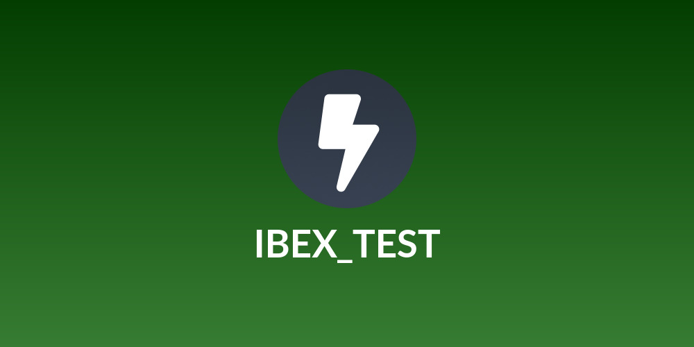 IBEX_TEST