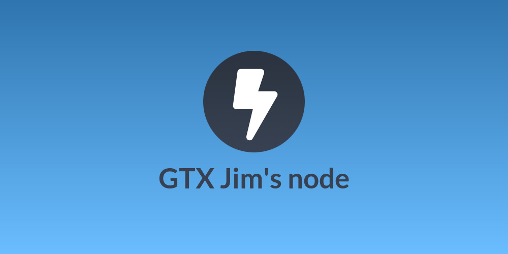GTX Jim's node
