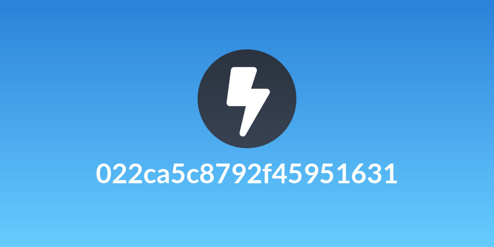 022ca5c8792f45951631