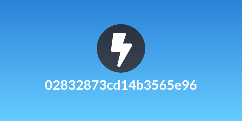 02832873cd14b3565e96