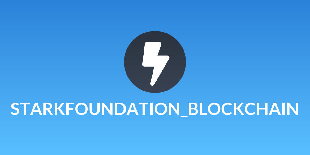STARKFOUNDATION_BLOCKCHAIN
