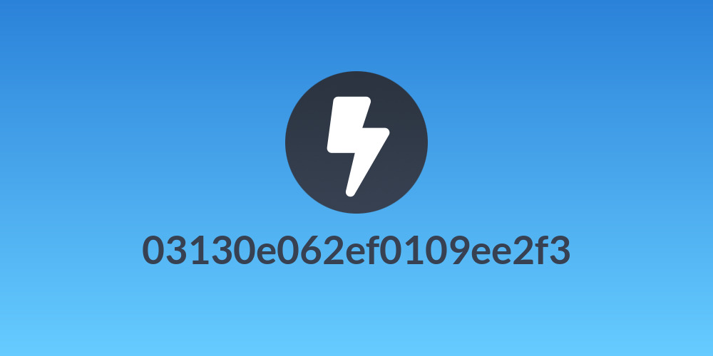 03130e062ef0109ee2f3