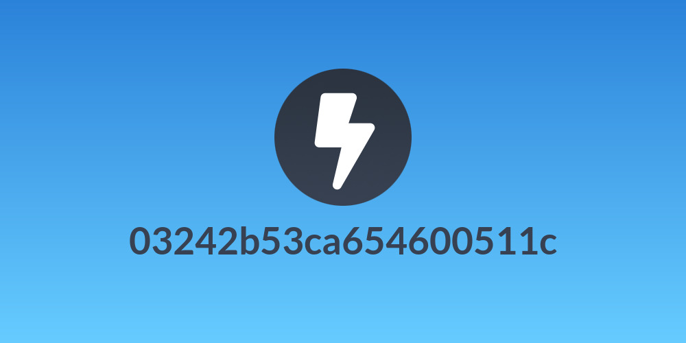 03242b53ca654600511c