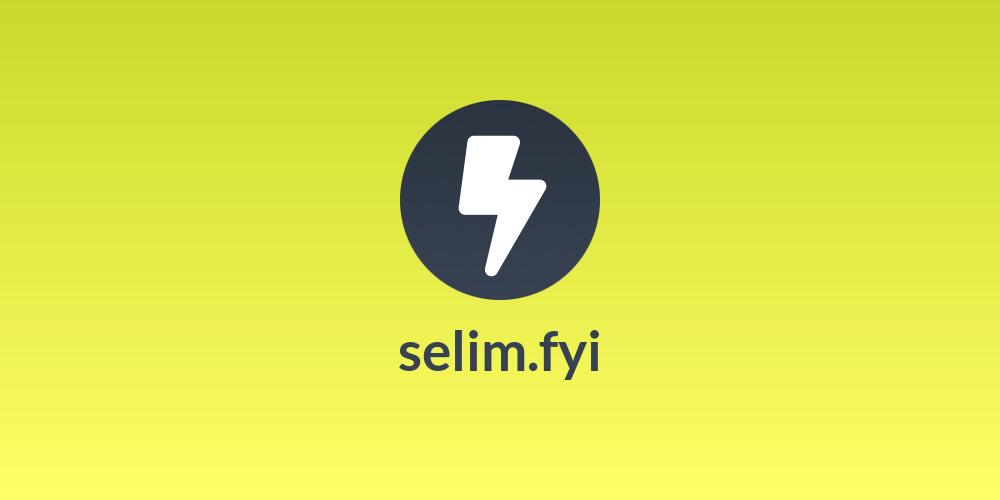selim.fyi