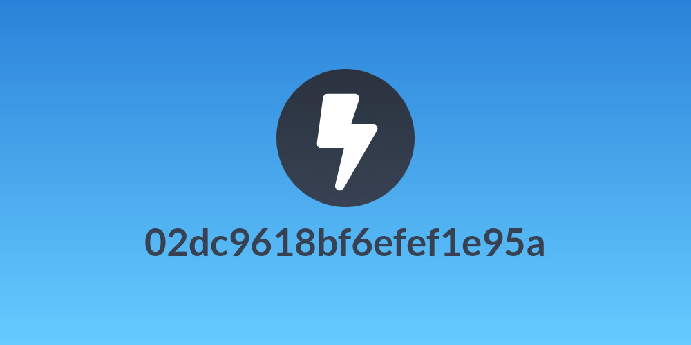 02dc9618bf6efef1e95a
