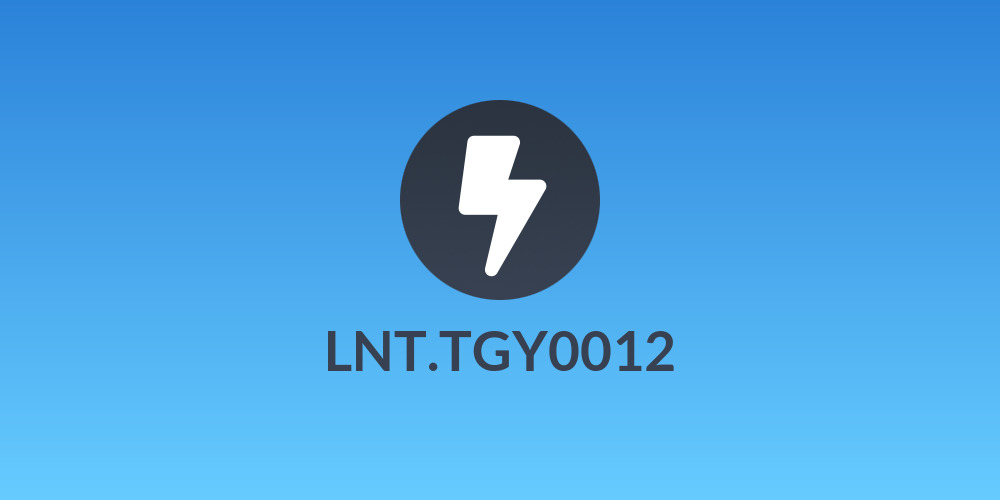 LNT.TGY0012