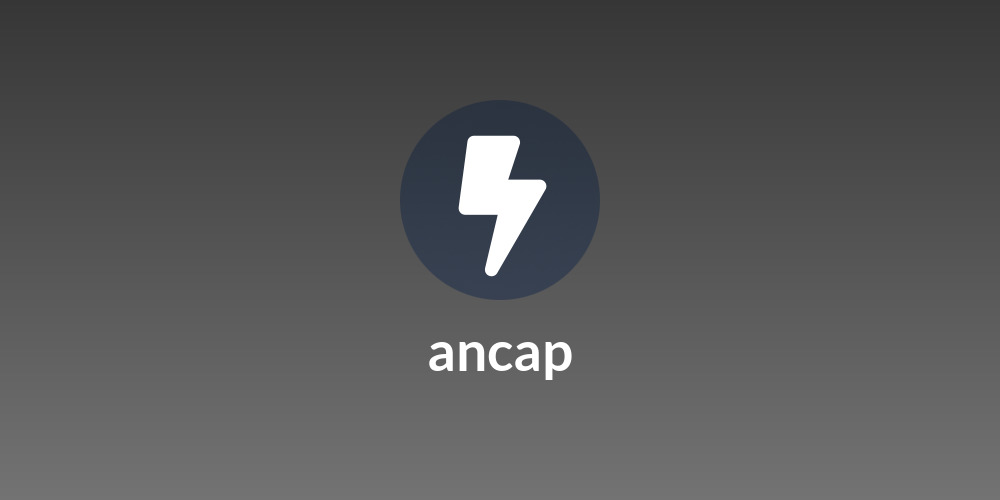 ⚡️ancap⚡️