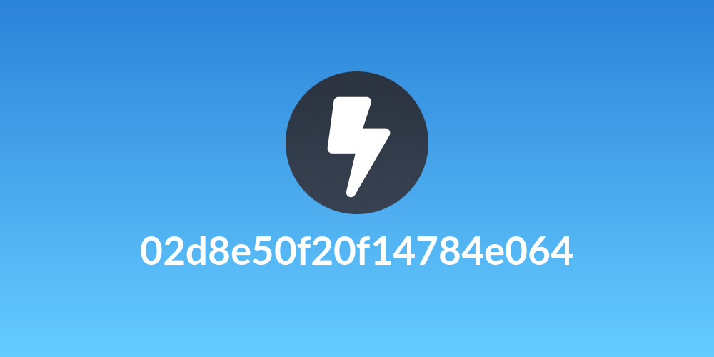02d8e50f20f14784e064