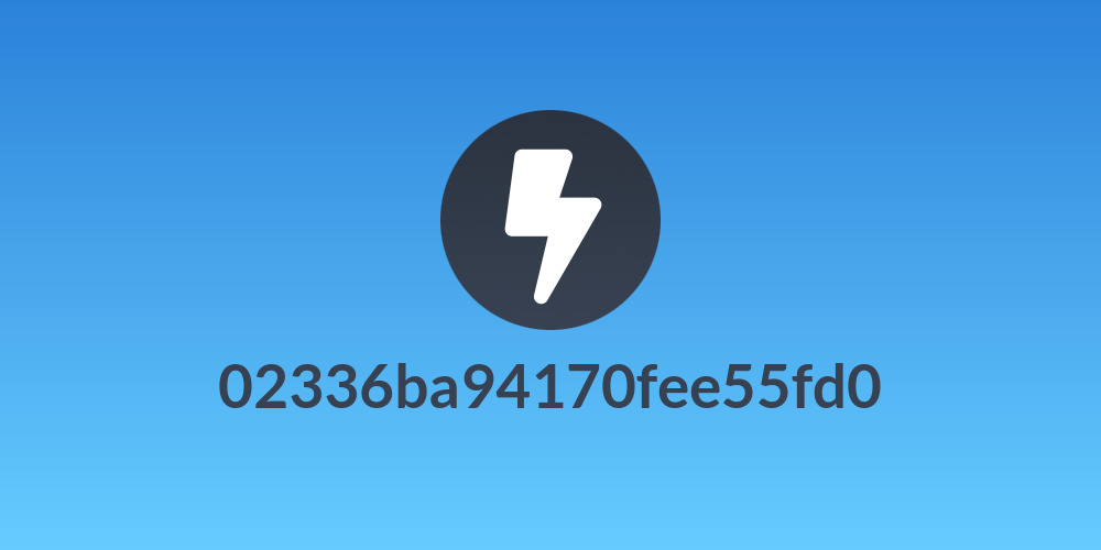 02336ba94170fee55fd0