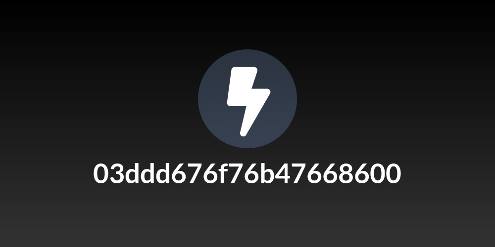03ddd676f76b47668600