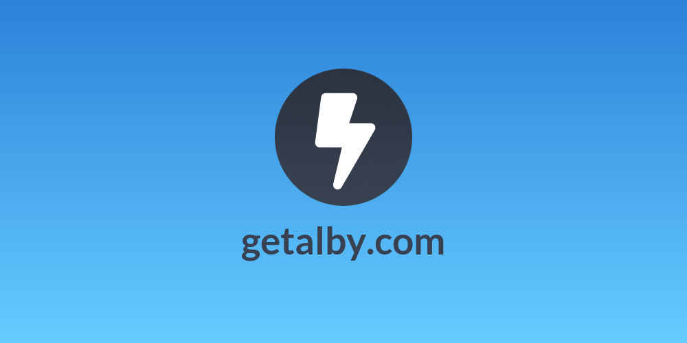 getalby.com